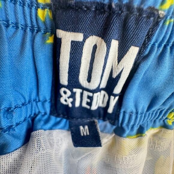 TOM & TEDDY Flying Parrots UPF 50 Swim Shorts Medium - Picture 8 of 11